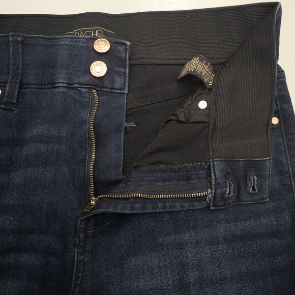 Rachel Rachel Roy Ladies Size 12/31 Dark Wash Slim Legs Blue Jeans - Picture 8 of 12